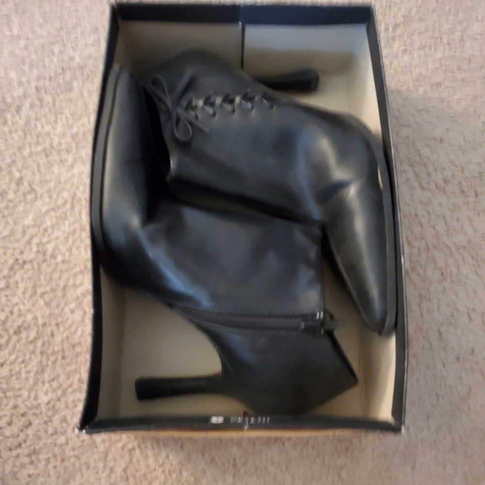 Predictions zipper high heels.